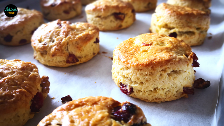 Cranberry Walnut Scones